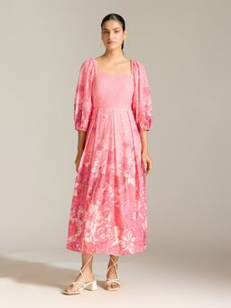 Label Ritu Kumar - Pink Alicia Long Dress