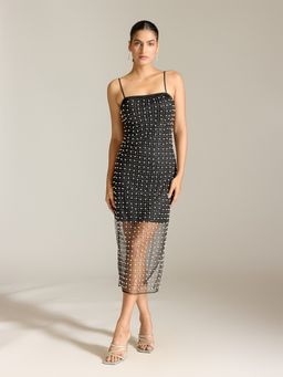 Label Ritu Kumar - Black Serenity Long Dress