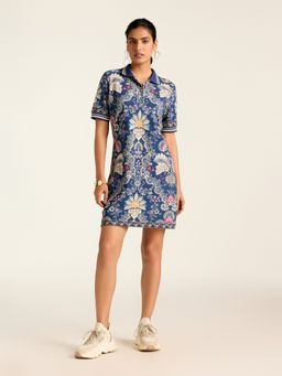 Label Ritu Kumar - Navy Blue Lilibeth Short Dress