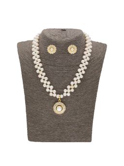 Sri Jagdamba Pearls - Luxurious Love Pearl Necklace Set