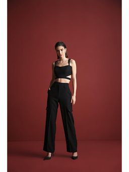 The Dapper Lady - Midnight Straight Pant