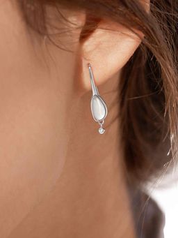 Skagen - Sea Glass Silver Stainless Steel Hoops SKJ1727040