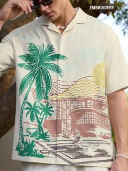 The Souled Store - Vacation Men Oversized Shirts