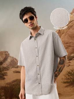 The Souled Store - Almondine Men Oversized Shirts