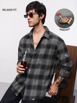 The Souled Store - Relaxed-Fit Arcade Games Men Relaxed Shirts