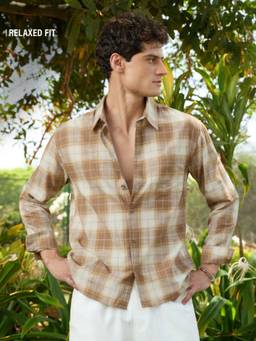 The Souled Store - Ochre Men Relaxed Shirts