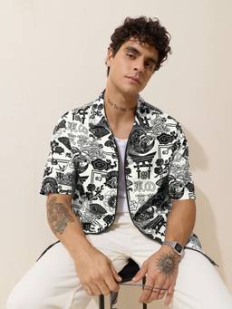 The Souled Store - Tokyo Dreams Men Oversized Shirts