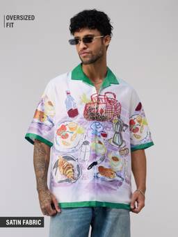 The Souled Store - Satin Brunch Men Holiday Shirts