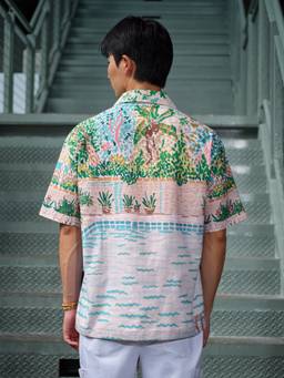 The Souled Store - Official Cotton Linen Peanuts Poolside Men Shirts
