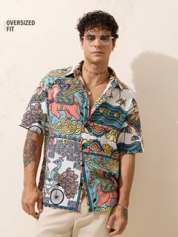 The Souled Store - Tss Originals Chitra katha Men Oversized Shirts