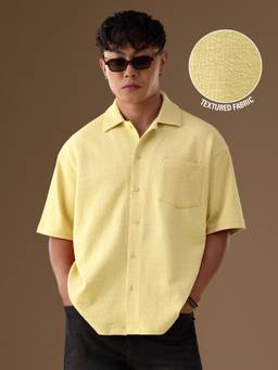 The Souled Store - Sunny Side Men Oversized Shirts