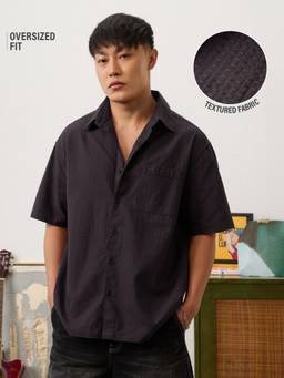 The Souled Store - Wine Men Oversized Shirts