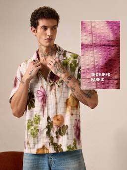 The Souled Store - Oversized Floral Men Floral Shirts