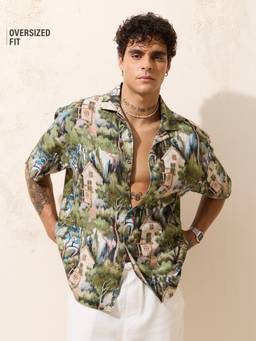 The Souled Store - Forest Men Half Sleeve Shirt