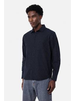 Snitch - Black Stripes Full Sleeves Regular Shirt For Men