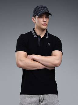 Puma - Essentials Men's Jacquard Collar Slim Fit Polo T-shirt