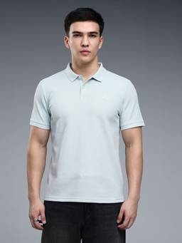 Puma - Men's Textured Fabric Slim Fit Polo T-shirt