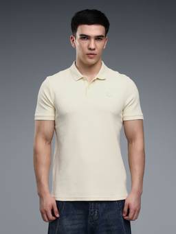 Puma - Men's Textured Fabric Slim Fit Polo T-shirt