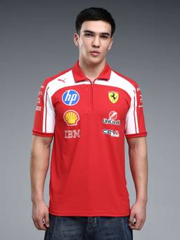 Puma - Scuderia Ferrari Hp Replica Authentic Polo T-shirt