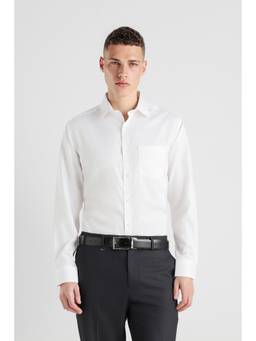 Van Heusen - Men White Regular Fit Solid Full Sleeves Formal Shirt