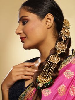 Ruby Raang Studio - Kundan Beaded Braid