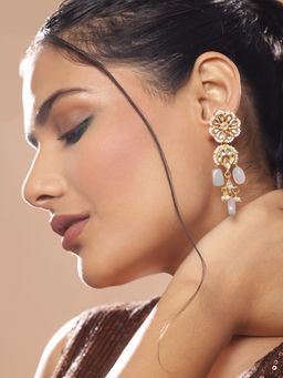 Ruby Raang Studio - Kundan Drop Earrings