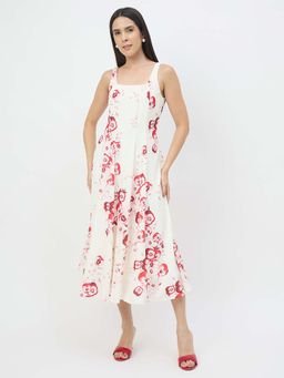 Madame - Off White Stretch Bodycon Dress