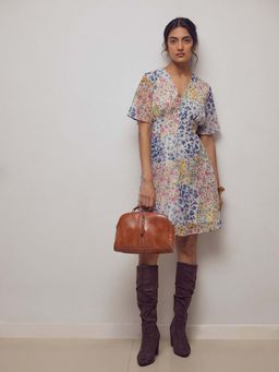 The Label Life - Watercolour Floral Mini Dress