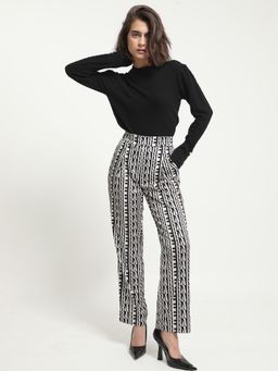 RAREISM - Atantit Primary Black Polyester Trouser