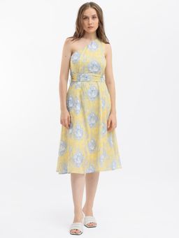 RAREISM - Bermera Primary Yellow Cotton Dress (Set of 2)