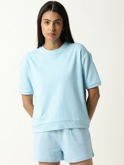 RAREISM - Coco Primary Blue Cotton T-Shirt
