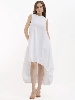 RAREISM - Divan Light White Cotton Dress