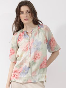 RAREISM - Tella Light Green Polyester Top