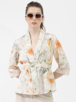 RAREISM - Zame-T Primary Off White Cotton Shrug (Set of 2)