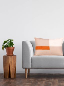 Sivya by Home - Cushion Cover Printed And Embroidered Rectangular Multicolour Pack Of 1