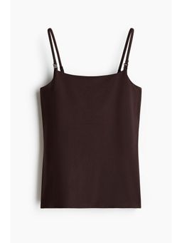 H&M - Women Brown MAMA Soft Nursing Strappy Top