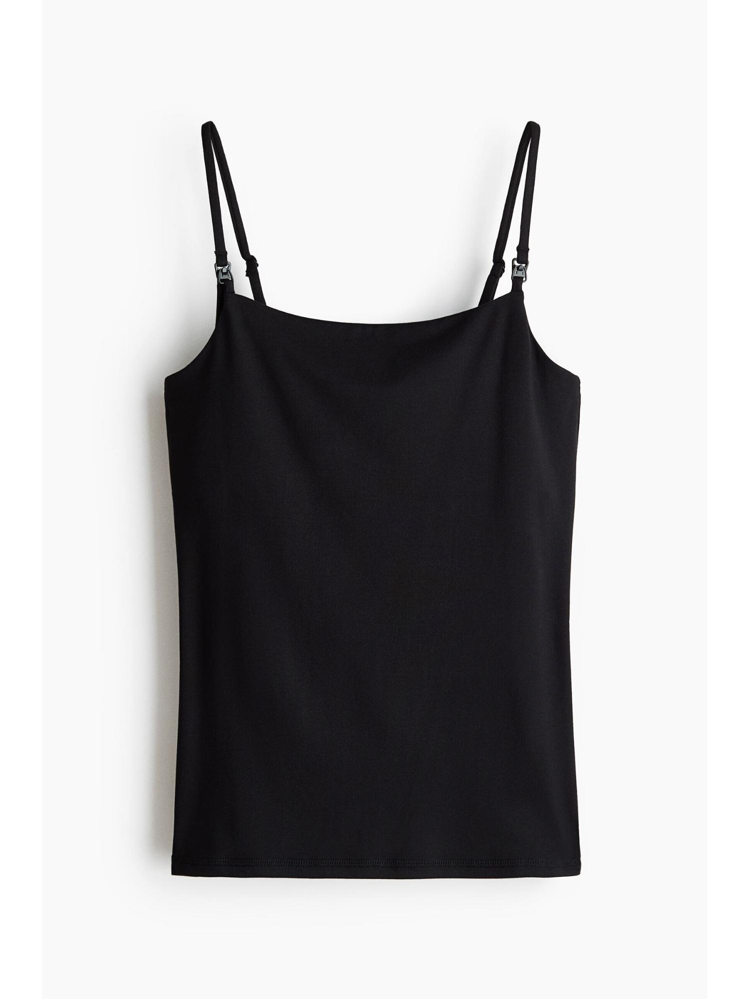 h&m Women Black MAMA Soft Nursing Strappy Top-picture-21