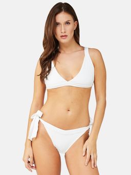 G Heist - Women Stretchable Ribbed Swim Swimwear Bra and Panty