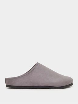 Styli - Men Faux Suede Platform Mules