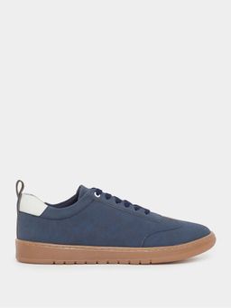 Styli - Men Old Money Grainy Lace Up Sneakers