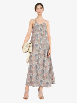 RAREISM - Multi-Color Marvia Flared Maxi Dress