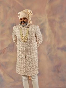 Jatin Malik - Jmc Block Kurta & Sherwani (Set of 4)