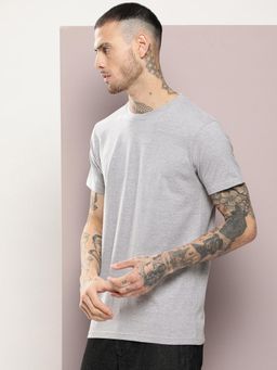 DILLINGER - Mens Grey Solid T-Shirt