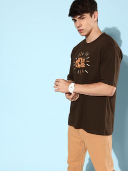 DILLINGER - Men Printed Pure Cotton Oversize T-Shirt