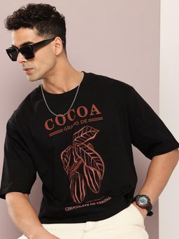 DILLINGER - Black Graphic Oversized T-Shirt