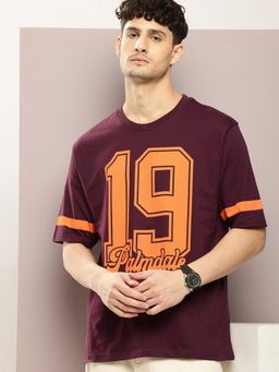 DILLINGER - Wine Graphic Oversized T-Shirt