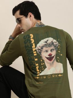 Difference of Opinion - Olive Graphic Regular T-Shirt