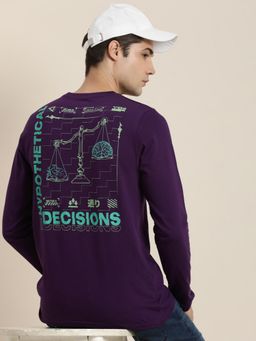 Difference of Opinion - Purple Graphic Regular T-Shirt