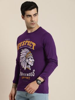 Difference of Opinion - Purple Graphic Regular T-Shirt