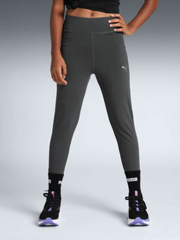 Puma - Girls Grey Sprint High Waist Tights